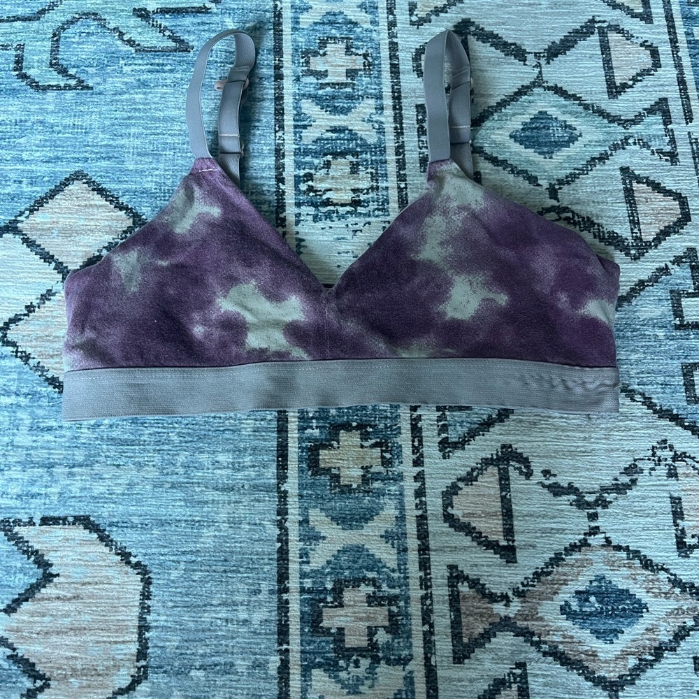 Purple Tie-Dye Bralette